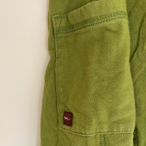 Tea Collection play-suit, olive green 12-18 months - Picture 5 of 7